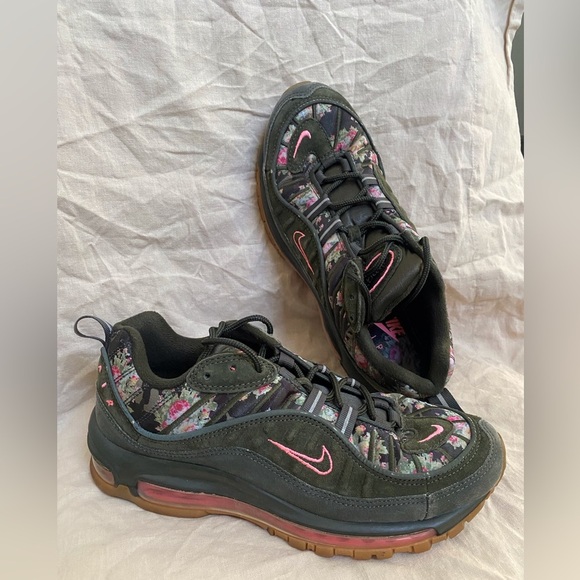 Nike Air Max 98 Floral Sequoia Women’s 9 - Picture 5 of 11